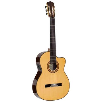 Salvador Cortez CS-60CE – Klassieke gitaar met massief, Ophalen of Verzenden, Nieuw
