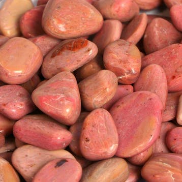2 kg - Pink Opal - Getrommelde stenen - XL