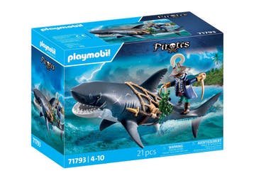 Playmobil Pirates reuzenhaai pirate van €33,99 voor €31,94, Kinderen en Baby's, Ophalen of Verzenden, Nieuw