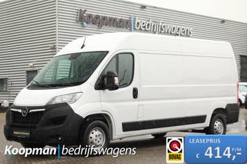 Opel Movano L3H2 | Financial Lease voor 340 p/mnd, Gebruikt, Euro 6, Wit, Onderhoudsboekje