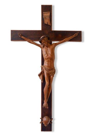 Barok stijl Crucifix - Hout - 1900-1910 - Antieke houten
