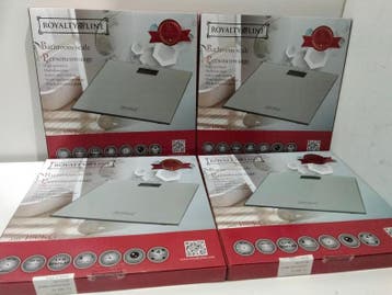 4x Digitale weegschaal Royalty Line, Nieuw