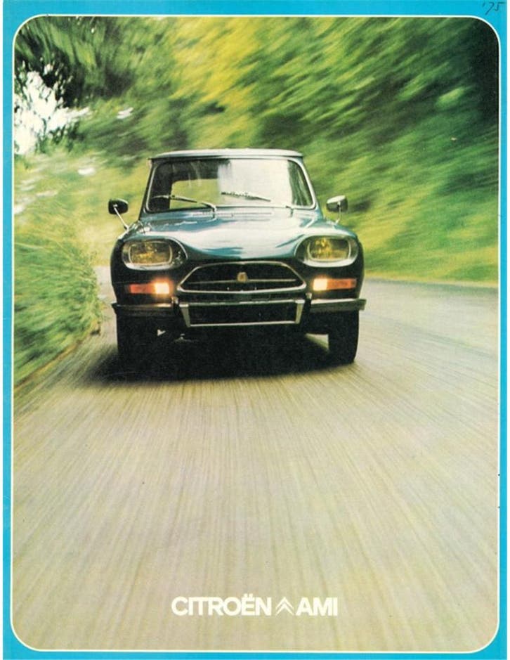 1974 CITROËN AMI 8 | SUPER BROCHURE NEDERLANDS, Boeken, Auto's | Folders en Tijdschriften