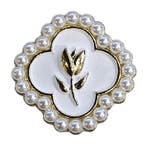 Fako Bijoux - Magnetische Mini Broche - Klaver Met Tulp -, Verzenden, Nieuw