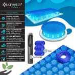 Zwembad Afdekzeil - Rond - Solarzeil - 366 cm - Blauw - KESS, Verzenden, Zo goed als nieuw