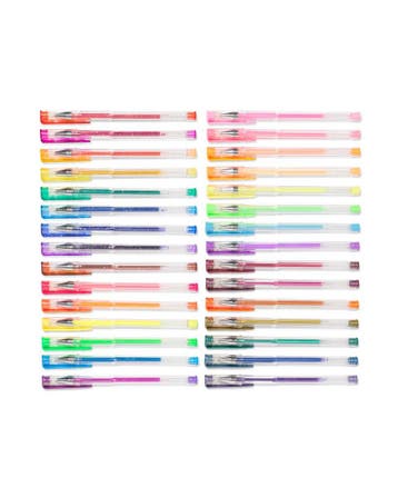 HEMA Gelpennen glitter - 30 stuks, Verzenden, Nieuw
