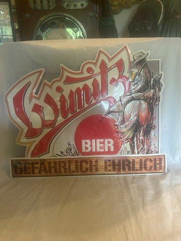 Wimits bier - Reclamebord - blik