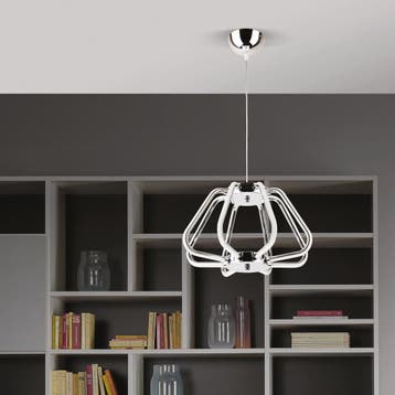 LED Hanglamp - Phoena - Industrieel - 38W - Natuurlijk Wit, Ophalen of Verzenden, Nieuw, Metaal, Overige fittingen
