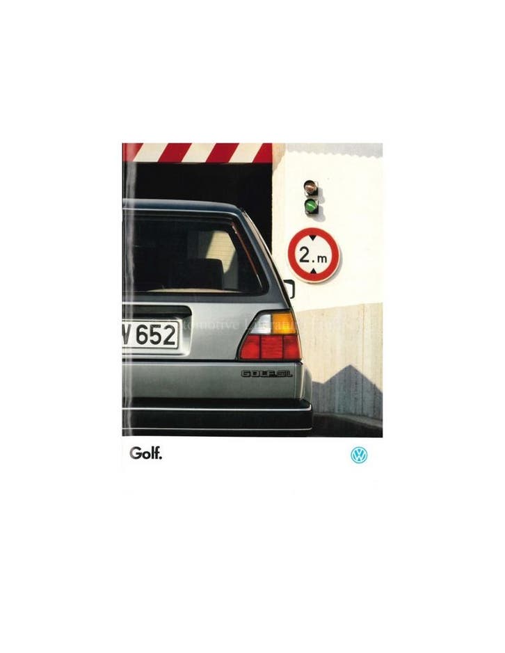 1986 VOLKSWAGEN GOLF BROCHURE FRANS, Boeken, Auto's | Folders en Tijdschriften, Volkswagen