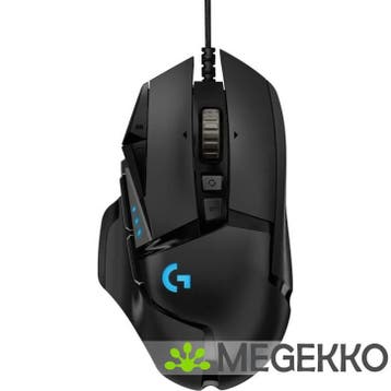 Logitech-G G502 Hero Zwart Gaming Muis, Computers en Software, Muizen, Verzenden, Nieuw, Logitech-G