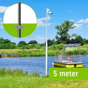 Vaste cameramast 5 meter verjongd met, Ophalen of Verzenden, Nieuw