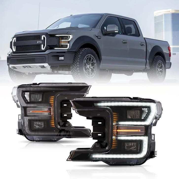 koplampen Ford F150, Auto-onderdelen, Verlichting, Nieuw, 3 maanden garantie, Ford, Ophalen of Verzenden