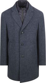 Suitable Coat Wol Twill Donkerblauw maat 56 Heren, Suitable, Verzenden, Blauw, Maat 56/58 (XL)