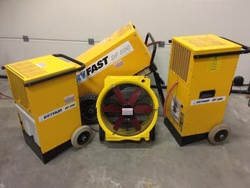 Te huur bouwdrogers (transport in regio Schijndel gratis), Gebruikt