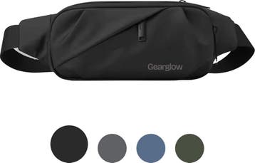 GearGlow® Heuptas - Unisex - Waterdicht - Zwart - Ook, Ophalen of Verzenden, Nieuw