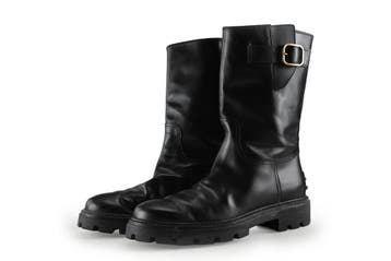 Tods Biker boots in maat 41 Zwart, Verzenden, Zwart, Overige typen, Zo goed als nieuw