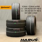 275/45/21 315/40/21 Continental zomerbanden 6,3/5,9mm 4X, Auto-onderdelen, Banden en Velgen, Gebruikt, Band(en), Personenwagen