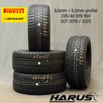 235/40/19 96V Pirelli Dunlop winterbanden 6,6/6,2mm profiel, Auto-onderdelen, Banden en Velgen, 19 inch, Gebruikt, 235 mm, Band(en)