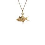 Gouden vintage vis hanger 18 kt, Ophalen of Verzenden, Nieuw
