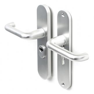 Veiligheidsbeslag met kruk | Intersteel | 55 mm, Doe-het-zelf en Verbouw, Hang- en Sluitwerk, Nieuw, Verzenden