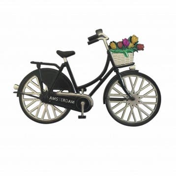 Magneet Fiets Holland Zwart, Ophalen of Verzenden, Nieuw