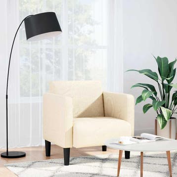 vidaXL Fauteuil met armleuningen 54 cm corduroy stof, Verzenden, Nieuw