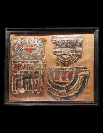 Oud-Egyptisch - Kartonnagefragmenten - Oud Rijk - 2613 /