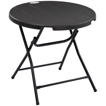 Tuintafel Voor 4 Personen, Ronde Klaptafel Ø80 Cm, Tuin Eett, Verzenden, Nieuw