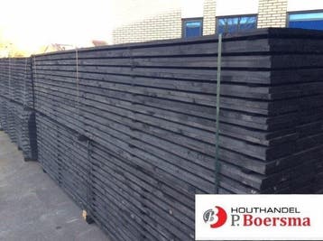 Potdekselplanken | 25x180 | Zwart | goedkoopste, Doe-het-zelf en Verbouw, Hout en Planken, Geïmpregneerd, Minder dan 25 mm, Nieuw