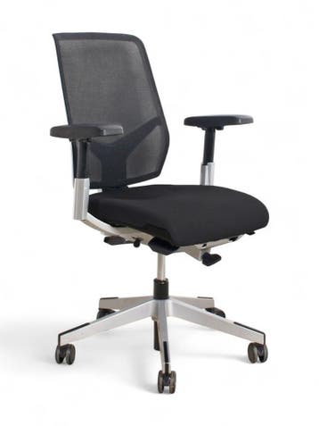 Giroflex 68 bureaustoel, zwart-aluminium, Ophalen of Verzenden, Nieuw