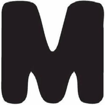 Thule Yepp abc letter M, Verzenden, Nieuw