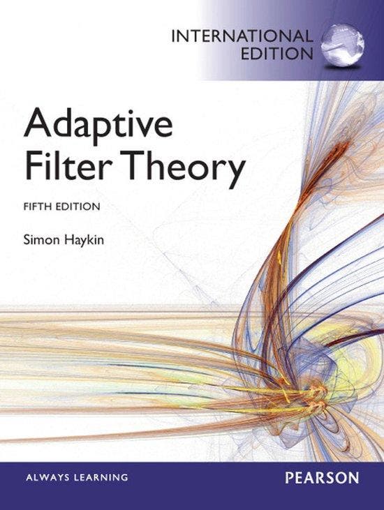 9780273764083 Adaptive Filter Theory Simon Haykin, Boeken, Informatica en Computer, Nieuw, Verzenden