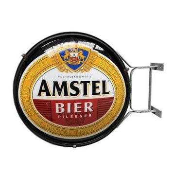 Amstel lichtbak dubbelzijdig, Ophalen of Verzenden
