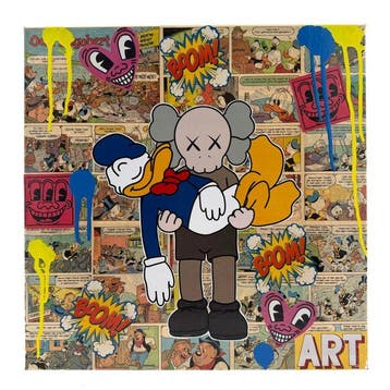 Koen Betjes (1992) - Donald’s Tribute x Comics (canvas)
