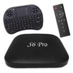 S6 Pro 4K TV Box Mediaspeler Android Kodi - 2GB RAM - 16GB, Verzenden, Nieuw