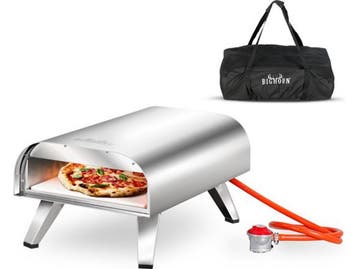 BIGHORN Gas Pizza Oven - Buiten - Edelstaal - 30.5cm, Verzenden, Nieuw