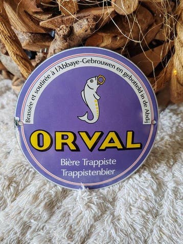 ORVAL trappistenbier - Emaille bord - Emaille