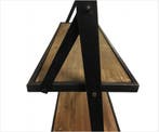 Wandrek Mano met 4 houten planken en metalen frame, Huis en Inrichting, Ophalen of Verzenden, Nieuw