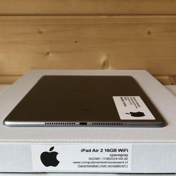 Apple iPad air 2 (model 2013) zwart WiFi (4G) + garantie, Nieuw