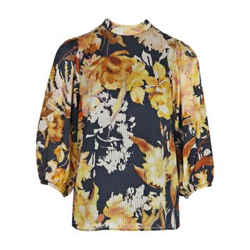 Princess goes Hollywood • blouse bloem • 36, Kleding | Dames, Princess goes Hollywood, Verzenden, Zwart, Nieuw