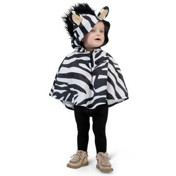 Safari Zebra Poncho Kind, Kleding | Dames, Carnavalskleding en Feestkleding, Ophalen of Verzenden, Nieuw