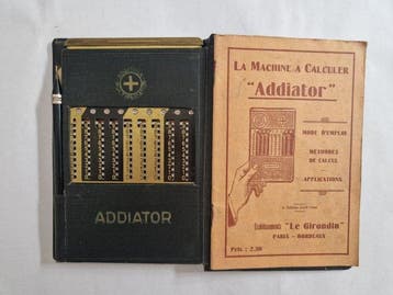 Addiator Unis France - Rekenmachine - 1930-1940, Antiek en Kunst
