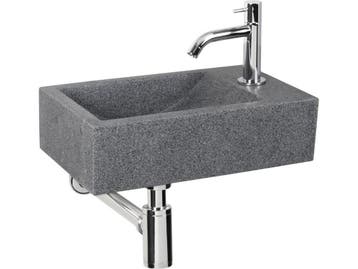 DIFFERNZ CHEOPS - Fonteinset 40x23x1cm - Natuursteen - Grijs, Verzenden, Nieuw