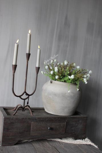Namaak plant Plataan bolletjes wit 40 cm, Ophalen of Verzenden, Nieuw