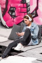 Koptelefoon - Draadloos - Bluetooth - Hoofdtelefoon - Zwart, Verzenden, Zo goed als nieuw