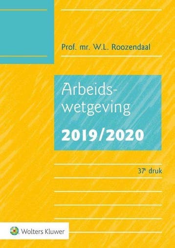 Boek Arbeidswetgeving 2019/2020 9789013152364, Verzenden, Nieuw