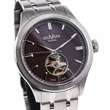 GEOVANI - Verona Open-Heart Swiss Automatic Watch -, Nieuw