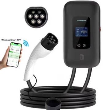 Slimme Laadpaal 7,4 kW met 10 meter vaste Type 2 kabel |, Ophalen of Verzenden, Nieuw