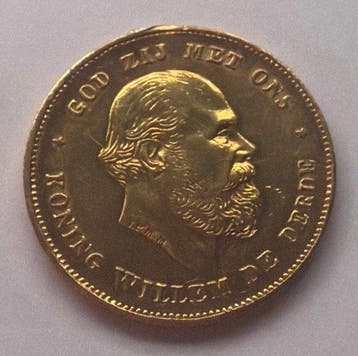Nederland. Willem III. 10 Gulden 1875