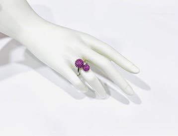 Zonder minimumprijs - Ring Zilver - Zaffiri, Nieuw